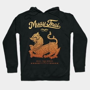 Muay Thai Tattoo Singha The Lion Hoodie